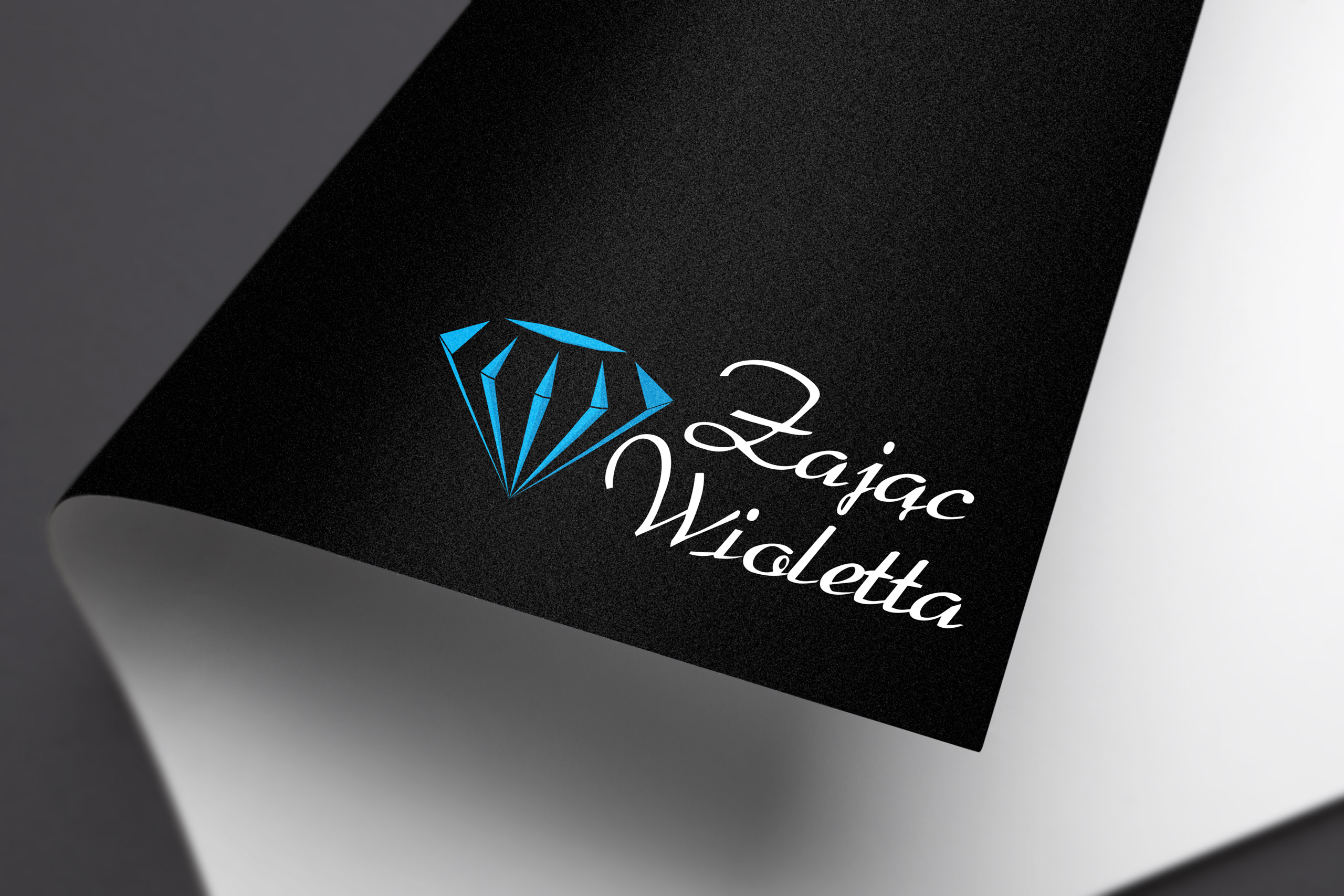 Logo Make up & Nails Blue Diamond Wioletta Zając